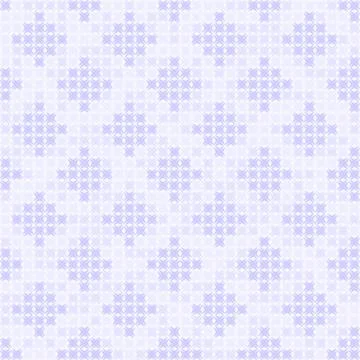 Violet abstract pattern with diamonds. Seamless vector background Stock Illustration
