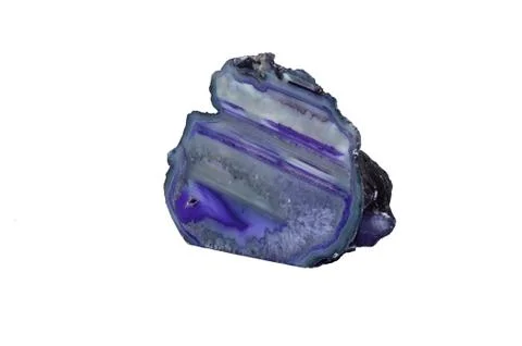 Violet Agate geode Stock Photos