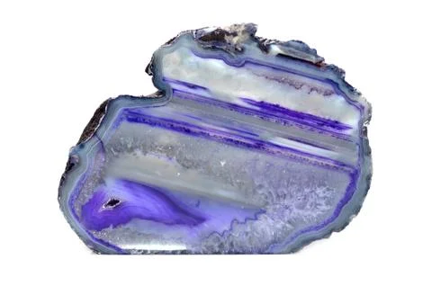 Violet Agate geode Stock Photos