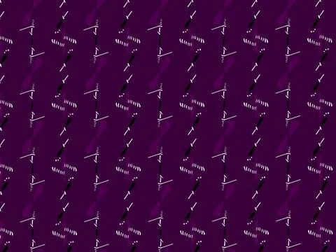 VIolet ajrak block print abstract geometric block pattern for textile design  Stock Illustration