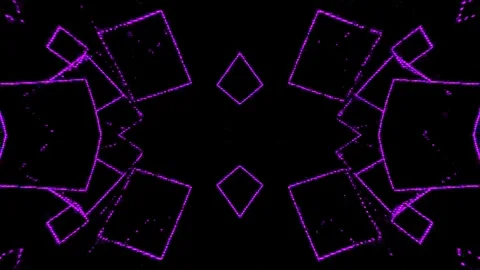 Violet and black pattern with a black background Stock Footage 278870384