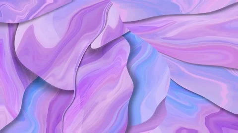 Violet and blue flowing liquid ink waves abstract motion blurred background. Stock Footage 152974560