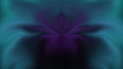 Violet and blue rays form a stylized flower. Stock Footage 202085975
