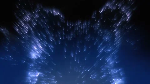Violet and Blue Wispy Dots 04 Stock Footage 213952426