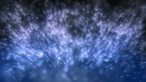 Violet and Blue Wispy Dots 05 Stock Footage 213960583