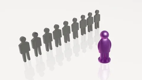 Violet and grey mans Stock Footage 105031758