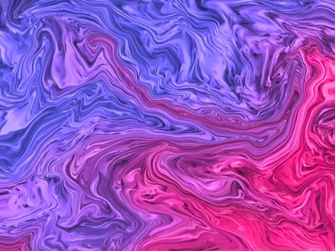 Violet and magenta abstract patterns in motion. Abstract background. 库存插图
