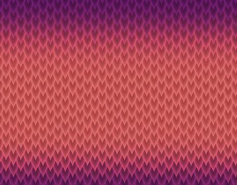 Violet and orange gradient snake skin pattern, long sharp scale 库存插图