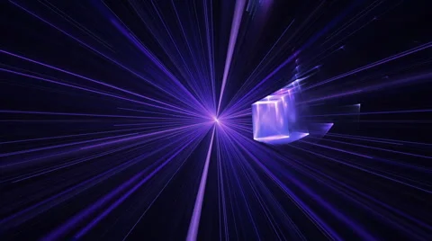 Violet and Purple Blast With Rays Of Light, Explosion Stock Footage 48951533