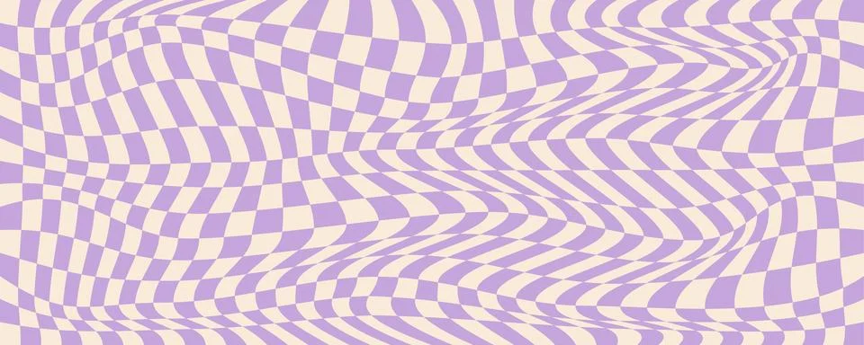 Violet and white checkerboard pattern. Trendy and modern geometric backgrou.. Illustrazione stock