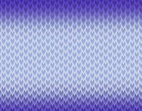 Violet and white gradient snake skin pattern, long sharp scale Stock Illustration