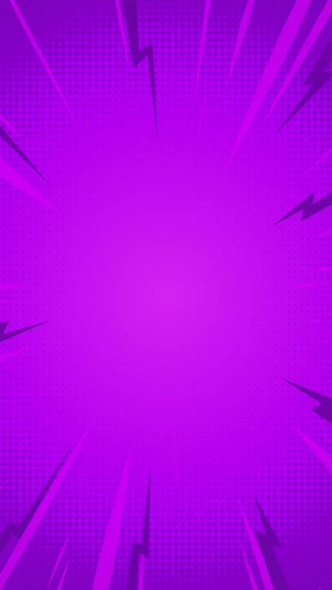 Violet animated pop art background with lightning. Stock Footage 240725483