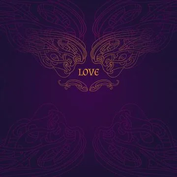 Violet background Stock Illustration