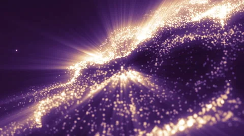 Violet background with rays in space. 库存影片 62413565