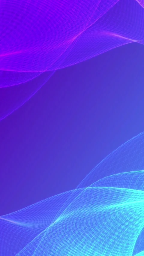 Violet blue abstract background with moving transparent veil. Animation of a Stock Footage 309282363