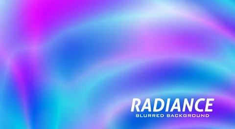 Violet blue blurred background with neon gradient. Vector wallpaper Illustrazione stock