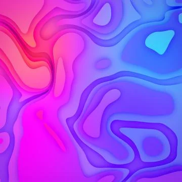 Violet blue fluid gradient geometric abstract background Stock Photos