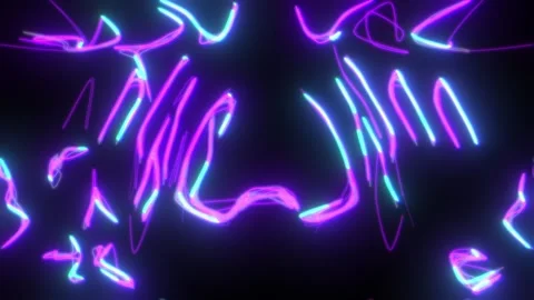 Violet Blue Light Streaks Stock Footage 326753573