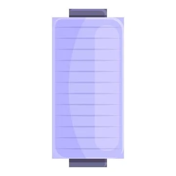 Violet bobine thread icon, cartoon style イラスト素材