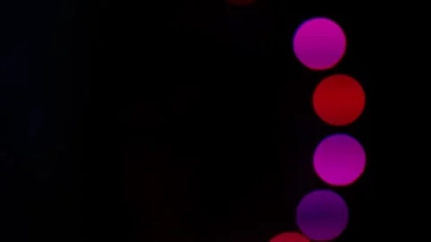 Violet bokeh balls ,close up view Stock Footage 257180454