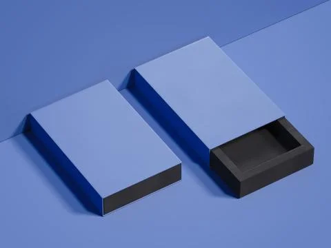 Violet boxes on violet background, 3d rendering Illustrazione stock