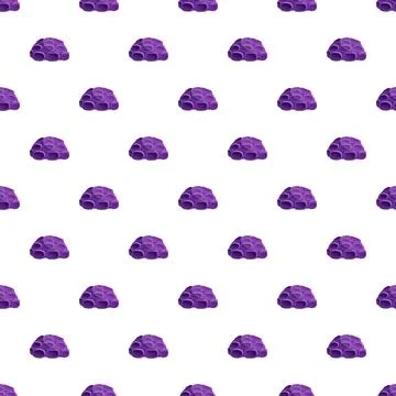 Violet brain coral pattern repeating underwater reef texture 스톡 일러스트