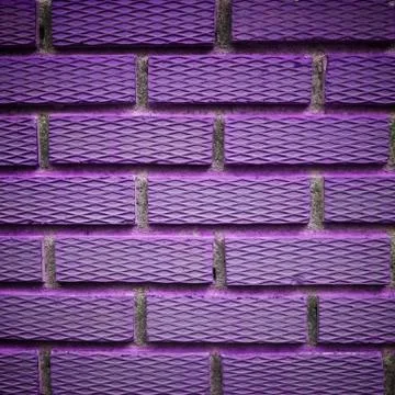 Violet brick Stock Photos