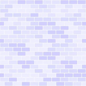Violet brick wall pattern. Seamless vector brick background Stock Illustration