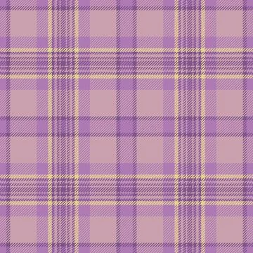 Violet check pattern tartan, coat seamless textile plaid. Dining fabric tex.. Stock Illustration