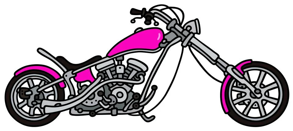 Violet chopper Stock Illustration