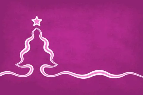 Violet Christmas Background Stock Illustration
