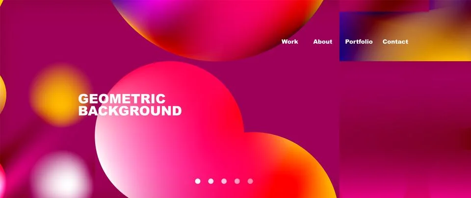 Violet circle pattern on purple background for automotive lighting technology Stock Illustration