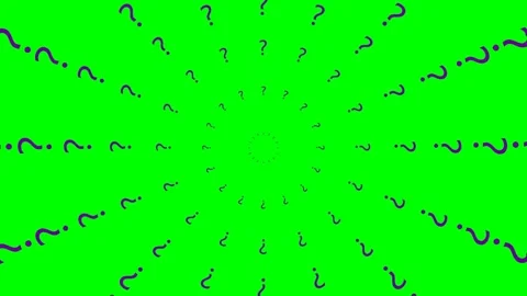 Violet circles question mark green Stock Footage 241321669