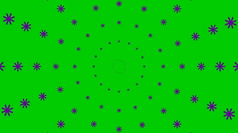 Violet circles snow green Stock Footage 224732564