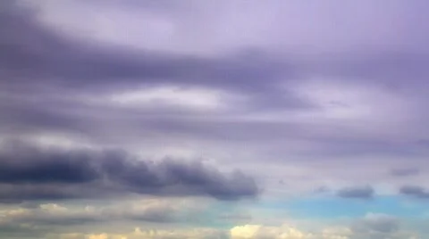 Violet Clouds Stock Footage 490427