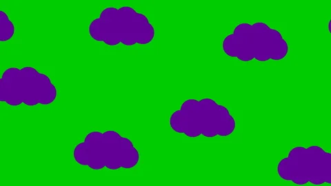 Violet clouds green Stock Footage 230875665