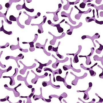 Violet color pattern with abstract graphic shapes. Stock Illustration