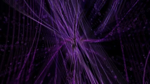 Violet curves on black Stock-Footage 262541048