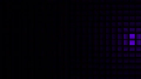 Violet Digital Grid Squares Motion Background Stock Footage 320852380