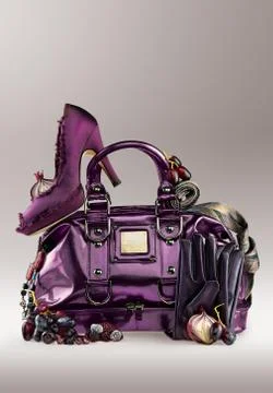 Violet elegance. Stock Photos