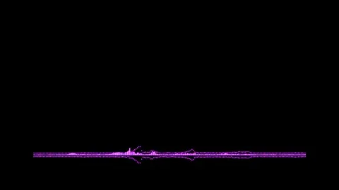 Violet Equalizer On Black Background Stock Footage 297870498