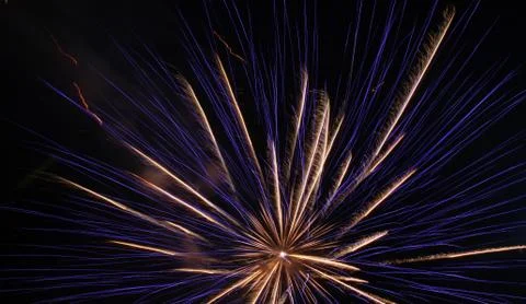 Violet firework Stock Photos