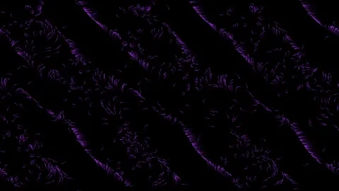 Violet flow field on black background overlay 4K Vídeos de archivo 336513933
