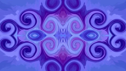 Violet flowing liquid waves abstract motion blurred background. Stock Footage 151386768