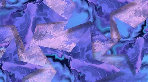 Violet flowing liquid waves abstract motion blurred background. Stock Illustration