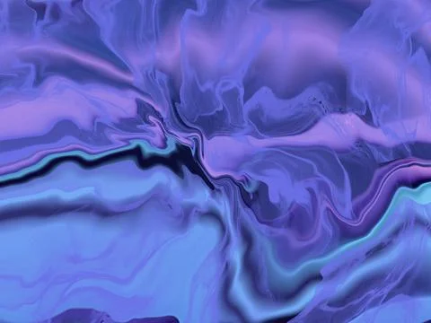 Violet flowing liquid waves abstract motion blurred background. 스톡 일러스트