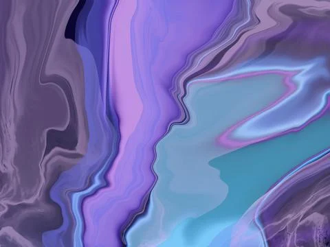 Violet flowing liquid waves abstract motion blurred background. 스톡 일러스트