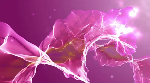 Violet flowing pattern Video stock 33870218