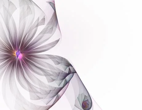 Violet fractal Illustrazione stock