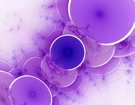 Violet fractal Stock Illustration